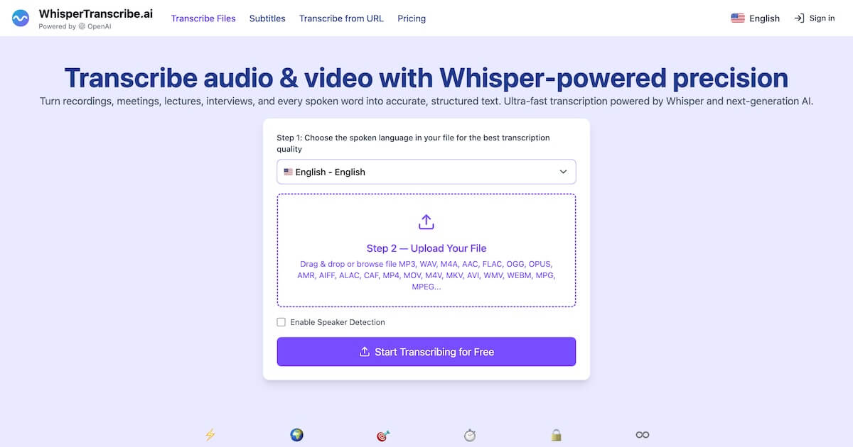 WhisperTranscribe.ai
